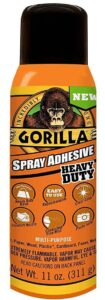 Gorilla Heavy Duty Spray Adhesive Multipurpose and Repositionable
