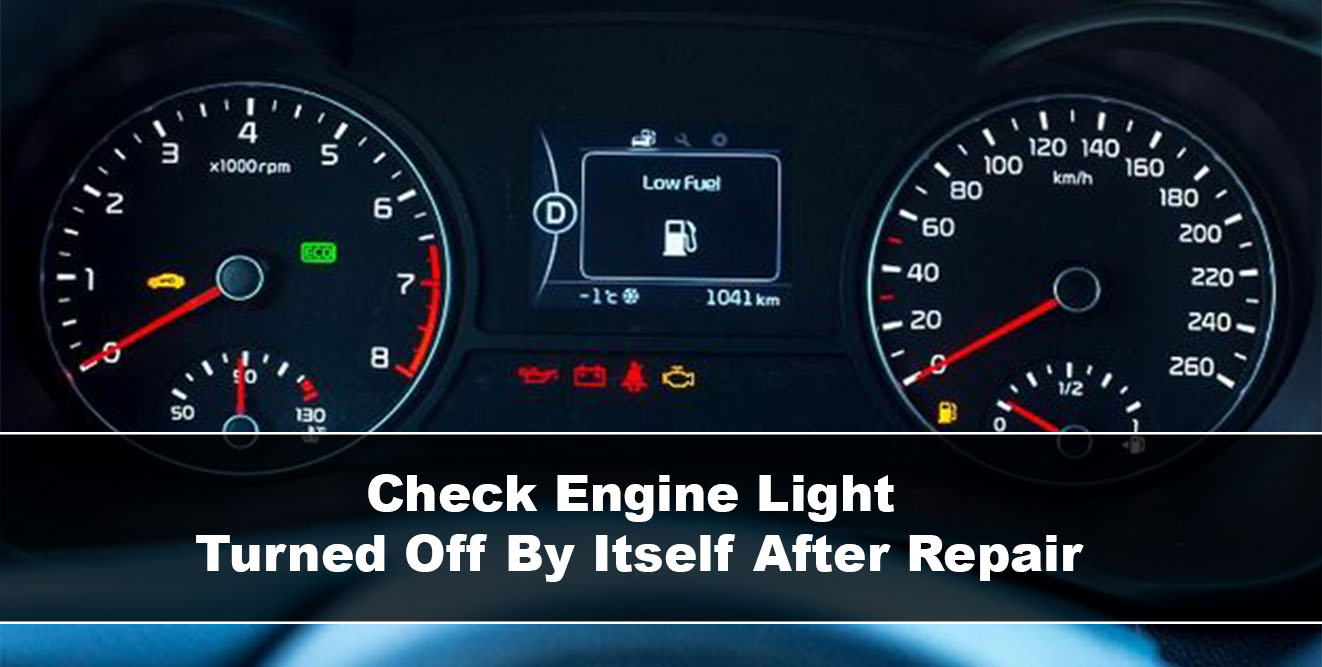 will check engine light go off by itself after repair