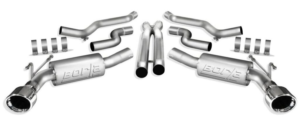 3. The Borla ATAK Stainless Steel Aggressive Cat Back Exhaust System 1