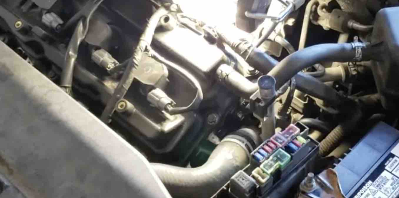 Where is the camshaft position sensor located on a 2007 Nissan Maxima ...