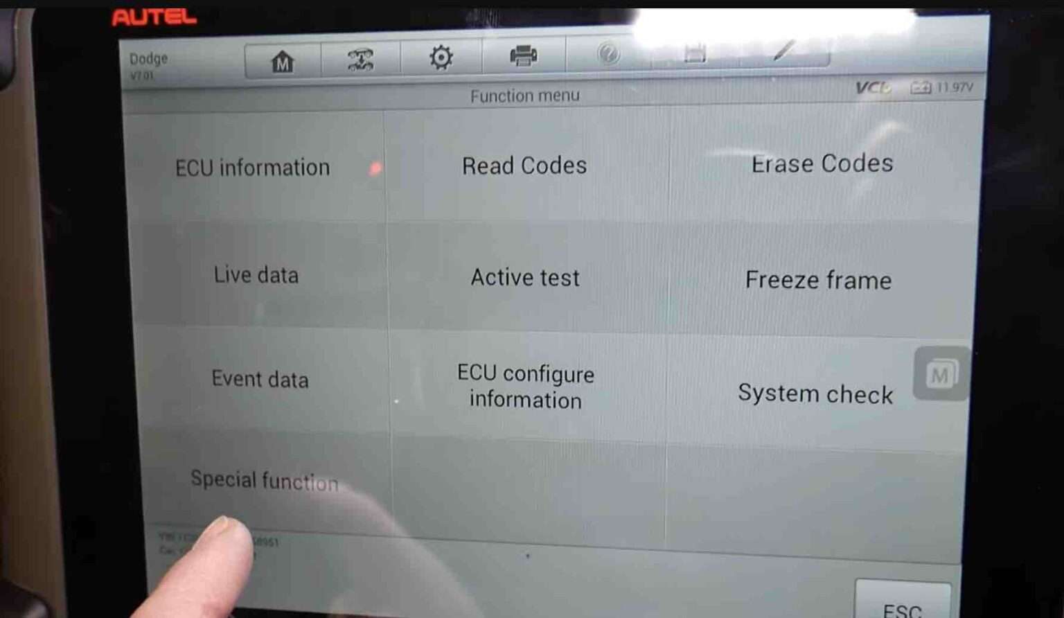 Relearn Crankshaft Position Sensor Scan Tool