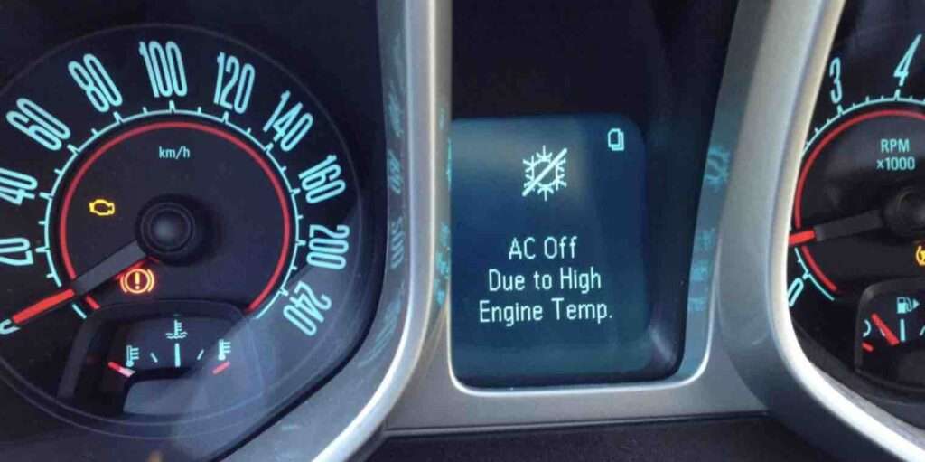 ac off due to high engine temp safe to drive