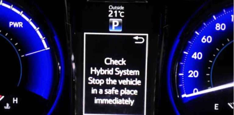 Check hybrid system camry