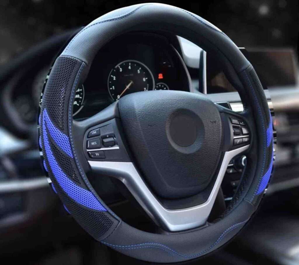 4. Alusbell Steering Wheel Cover