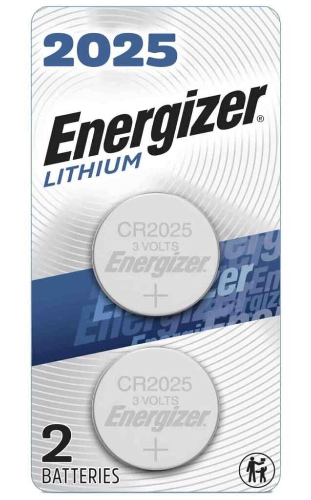 9. Energizer 2025 Batteries, Lithium CR2025 Battery, 2 Count