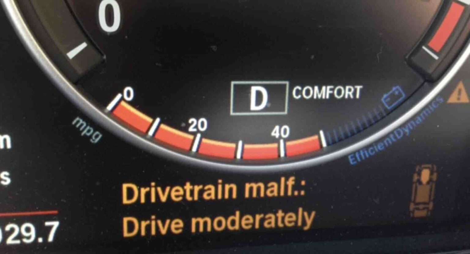 Meaning, Causes & Fix for Drive Train Malfunction on BMW