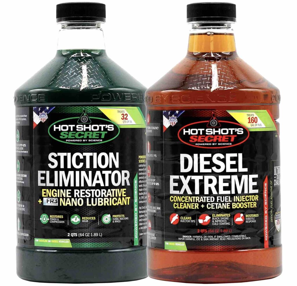 7. Hot Shot's Secret - DDD Diesel Duo, 2qt STICTION Eliminator, and 2qt Diesel Extreme